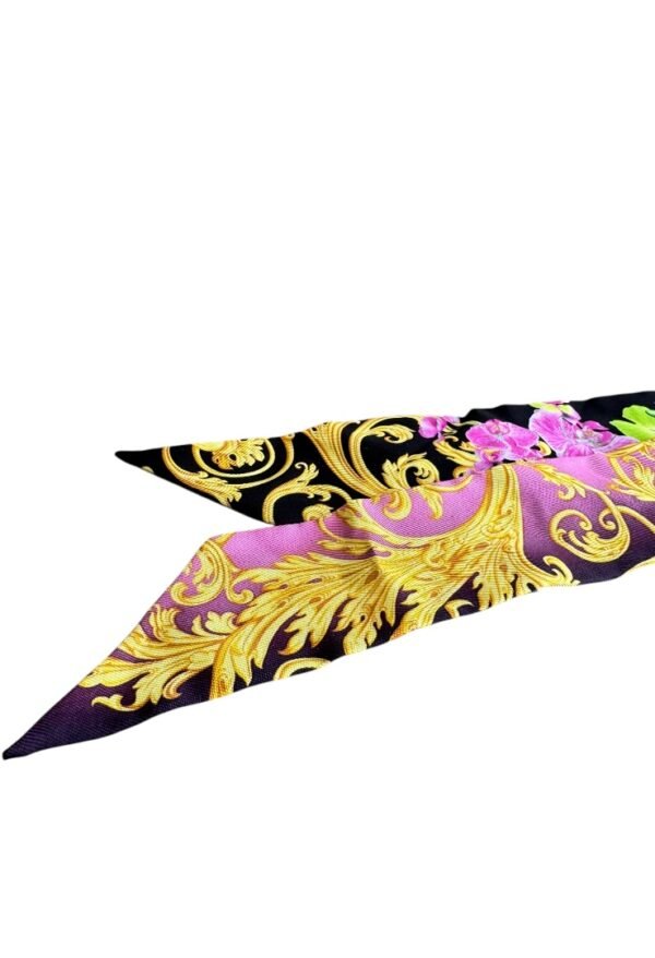 BANDANA MEDUSA ORCHID SILK - VERSACE - Image 4